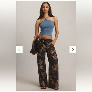 Pilcro Beach Cargo Linen Pants